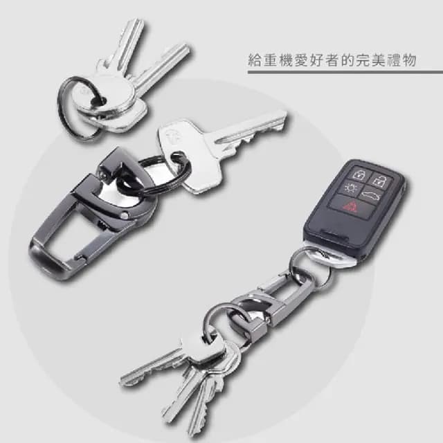 【Troika】父親節禮物 便利快速變換重機汽車鑰匙圈(金屬質感耐用穩固)