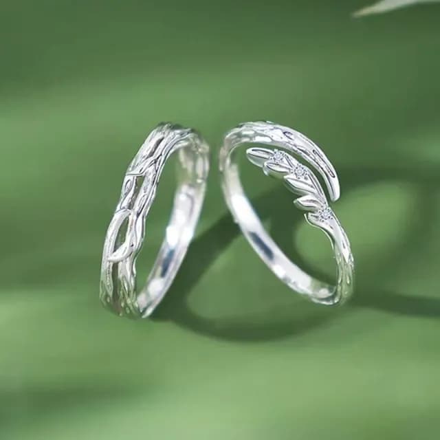 【KT DADA】情侶戒指 男女對戒 生日禮物 戒指 指環 純銀戒指 造型戒指 可調節戒指 開口戒指 高