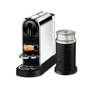 【Nespresso】膠囊咖啡機 CitiZ Platinum 奶泡機組合(瑞士頂級咖啡品牌/義式)