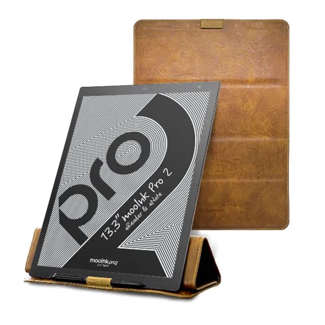 【Readmoo 讀墨】mooInk Pro/Pro 2 13.3吋折疊皮套(棕色)