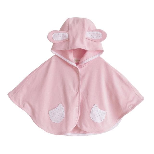 【Baby童衣】新生兒純棉動物披風 寶寶外套 42071(嬰兒服)