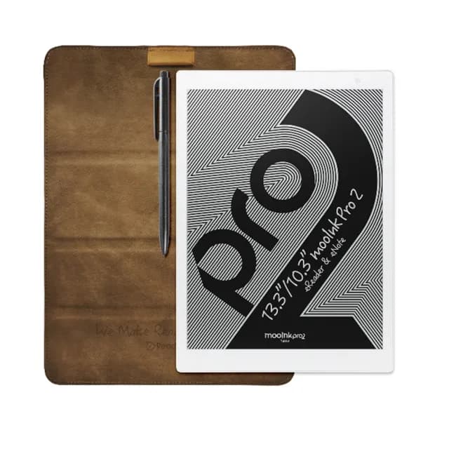 【Readmoo 讀墨】mooInk Pro 10.3 吋折疊皮套－大地棕/遠山綠