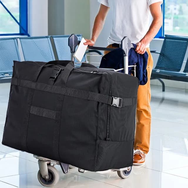 【LEESA】雙11 大容量旅行袋\耐重耐磨\包包\行李袋\露營收納袋\托運袋\行李包\搬家袋\防潑水大