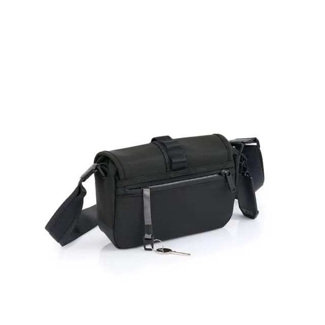 【TUMI】Alpha Bravo Compass 彈道尼龍掀蓋斜背包 - 黑色(TUMI 官方旗艦店)