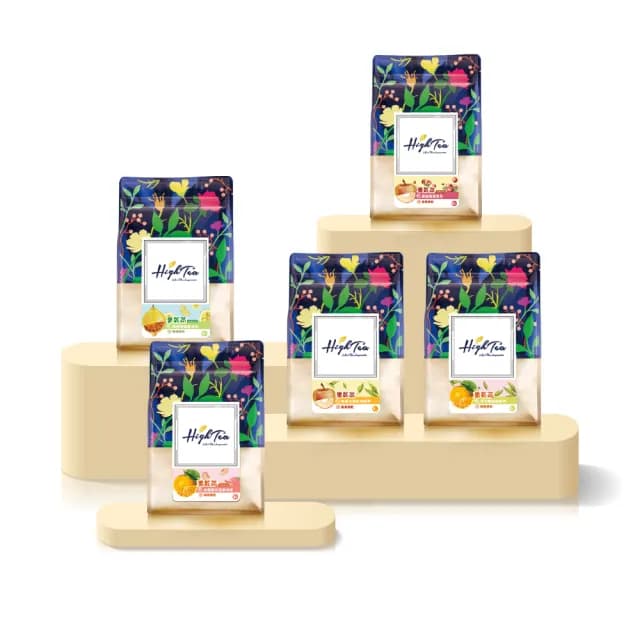 【High Tea】果乾茶系列-5種風味任選3袋(4.5g-7g±8gx8包/袋；嚴選土耳其果乾)