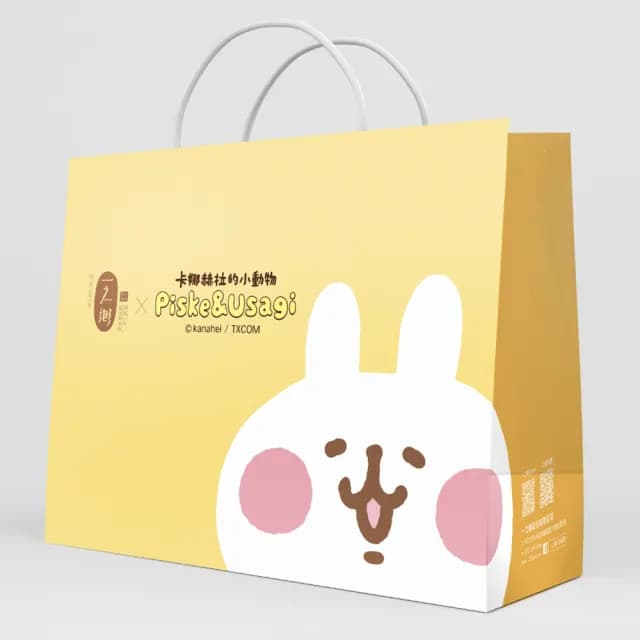 【一之鄉】卡娜赫拉的小動物 HoneyBee甜心禮盒x6盒(彌月禮盒/附專屬提袋/常溫蛋糕)