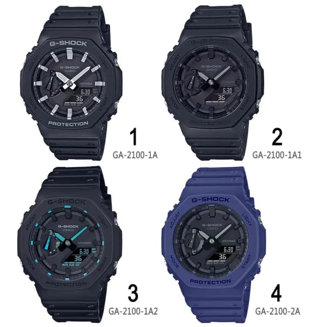 【CASIO 卡西歐】G-SHOCK 八角防護構造雙顯錶 男錶 女錶 禮物(20款可選)