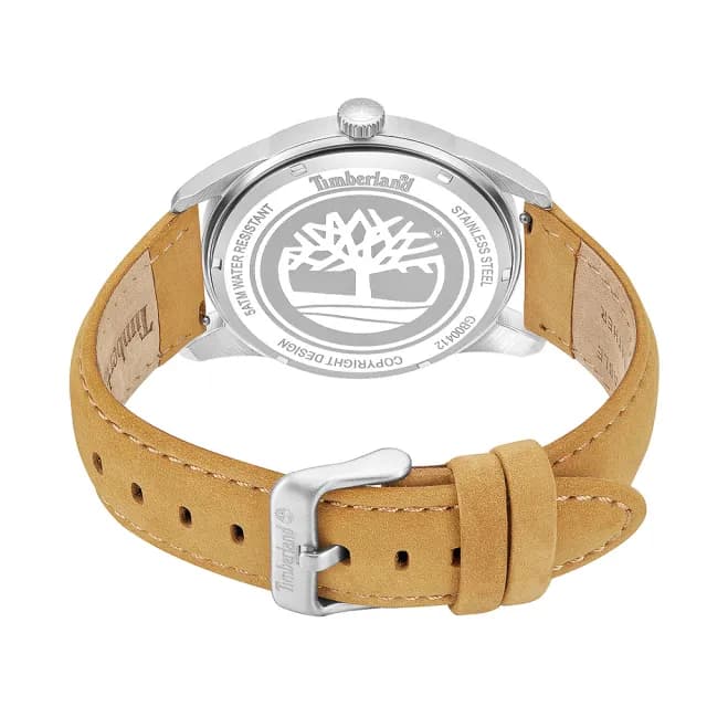 【Timberland】天柏嵐 NORTHBRDIGE系列 經典大樹大三針手錶-黑/45mm 禮物 送禮 推薦(TDWGB0041204)