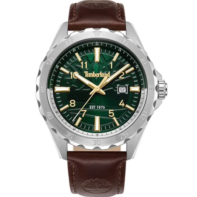 【Timberland】天柏嵐 DAY POND系列 時尚大三針腕錶 手錶-綠 禮物 送禮 推薦(TDWGB0055801)