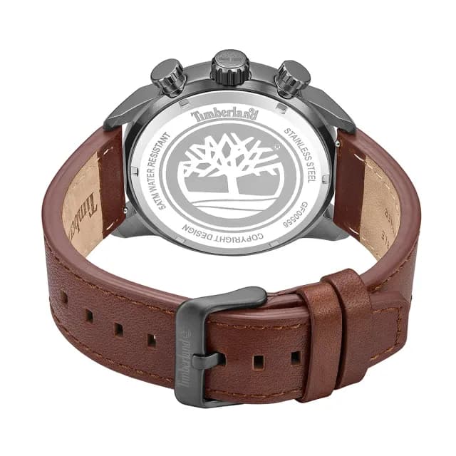 【Timberland】天柏嵐 HENNIKER II 兩地時間 三眼多功能腕錶 手錶-46mm 禮物 送禮 推薦(TDWGF0055601)