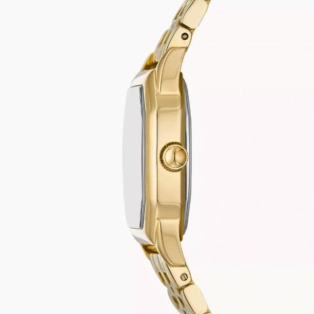 【FOSSIL】Harlow 復古八角大三針女錶-金/27mm 禮物 送禮 推薦(ES5361)