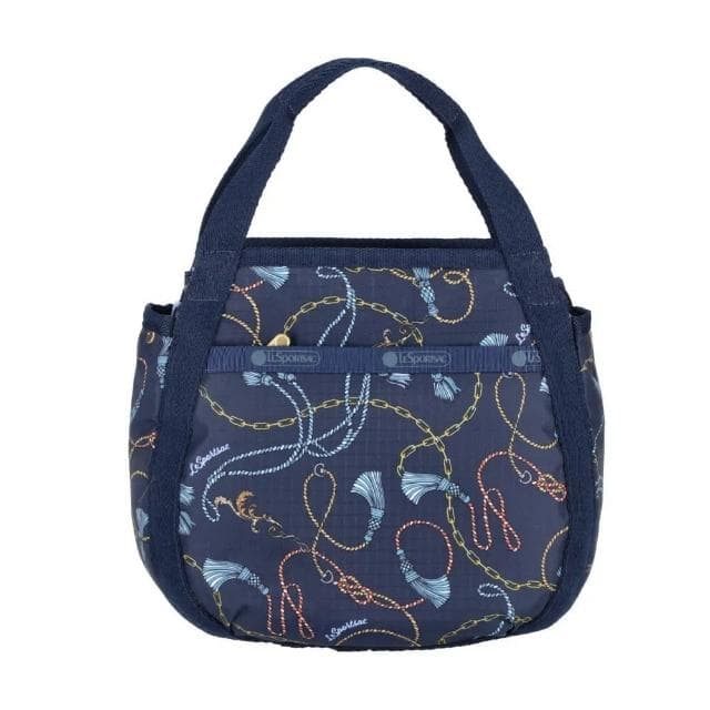 【Lesportsac】斜背手提兩用包 側背包 隨身包 母親節 送禮 禮物(湛藍海鍊)