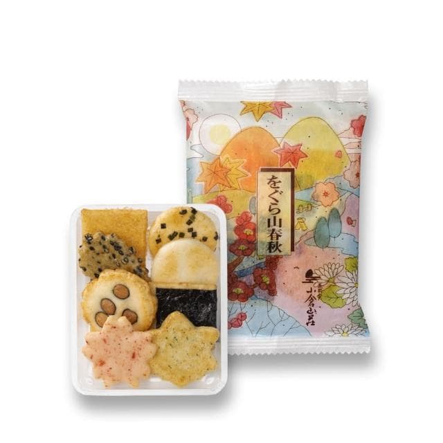 【小倉山莊】山春秋化妝箱 仙貝禮盒 8入/盒(送禮首選 中秋 過年 端午 三節禮物)