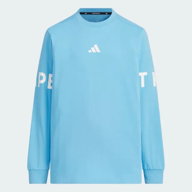 【adidas 愛迪達】長袖上衣 童裝 JM4579