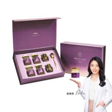 【御華生】綜合濃燕窩系列 6入禮盒-濃燕窩+冰糖雪梨燕窩+蜂蜜 各2（附提袋）(營養推薦 送禮 伴手禮 燕盞)