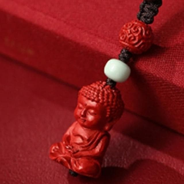 【MoonDy】母親節禮物 吊墜 硃砂項鍊 松石 辟邪手鍊 招財納福 保平安 彌勒佛項鍊 護身符 男女同款 鑰匙圈吊