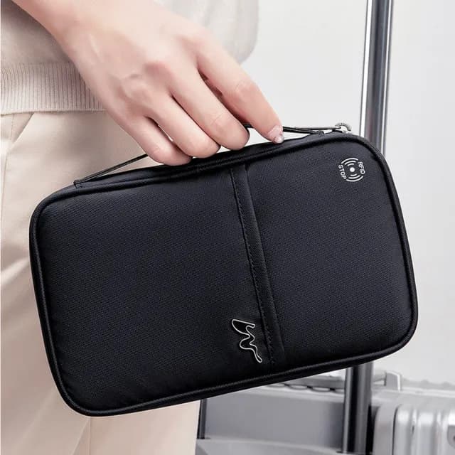 【MoodRiver】防RFID掃描 護照夾 護照包 證件包 收納包 錢包 手機袋