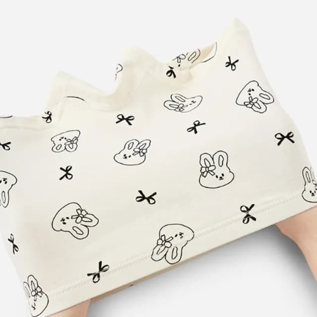 【橘魔法】（4件一組）粉嫩卡通兔透氣內褲(居家 四角褲 平角內褲 大童 童裝 兒童 女童)