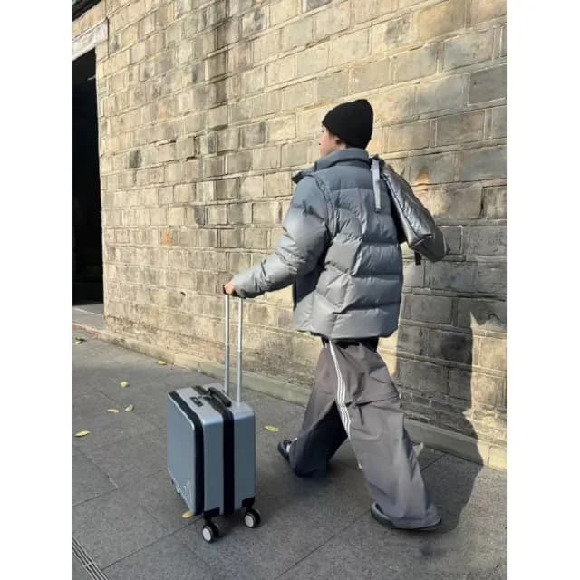 【adidas 愛迪達】Adidas 20寸萬向輪登機箱 行李箱