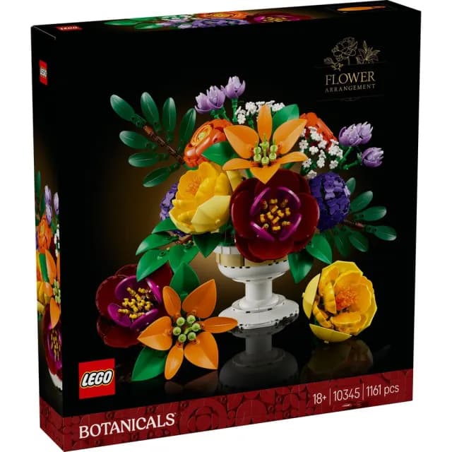 【LEGO 樂高】Botanicals 10345 插花擺飾(花藝 居家擺設 積木 玩具模型 情人節禮物)
