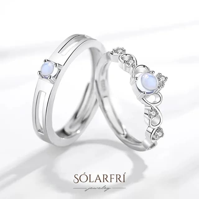【SOLARFRi】輕奢閃耀戒指｜可調整戒圍大小禮盒包裝(女友老婆情人生日求婚紀念日禮物)