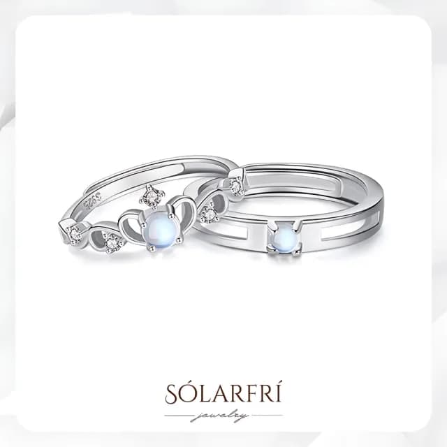 【SOLARFRi】輕奢閃耀戒指｜可調整戒圍大小禮盒包裝(女友老婆情人生日求婚紀念日禮物)