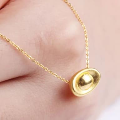 【Penny珮妮】999黃金迷你元寶項鍊(母親節禮物 交換禮物 送女友 生日禮物 情人節 尾牙 新年禮物 結婚)