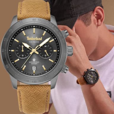 【Timberland】天柏嵐 RAYNHAM系列 兩地時間 多功能手錶-鐵灰 禮物 送禮 推薦(TDWGF0075102)