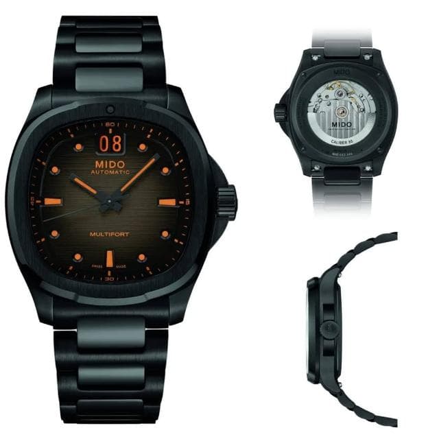 【MIDO 美度】官方授權 Multifort 先鋒系列TV大日期窗機械錶-40mm(M0495263308100)