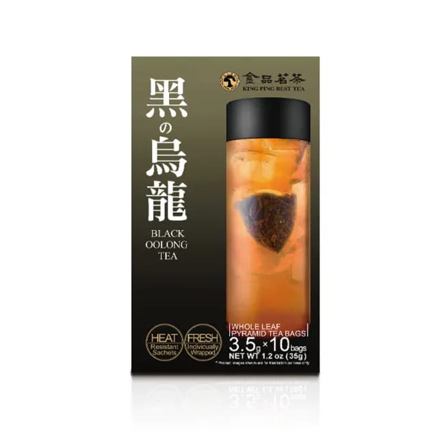 【金品茗茶】黑的烏龍茶包10包x1盒