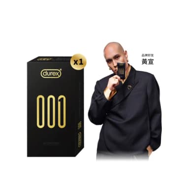 【Durex 杜蕾斯】001水性PU衛生套標準裝6入(共6入 2504M聯慶)