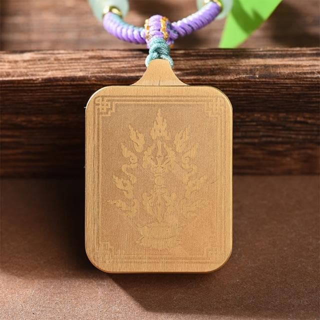 【MoonDy】項鍊 札基拉姆 藏式項鍊 飾品 吊墜 編織項鍊 掛脖飾品 唐卡掛飾 男女通用 新中式 民族風飾品