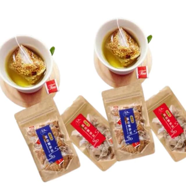 【玉民】台灣100%黃金蕎麥茶-生粒/熟茶立體茶包x12入/包X3包(5gx12入/包-無咖啡因)