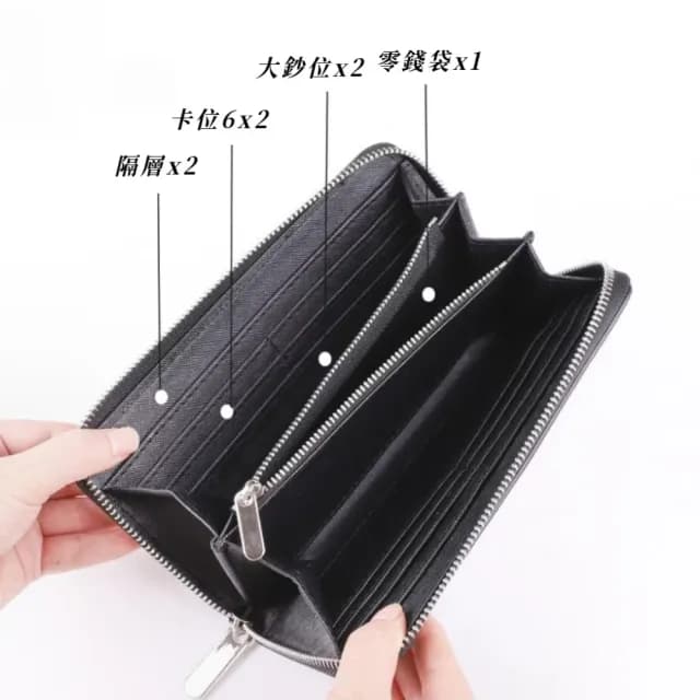 【時尚單品】日式頭層牛皮真皮包包 長夾(皮夾 皮包 皮夾 皮包 零錢包 卡夾 生日禮物 交換禮物 男用