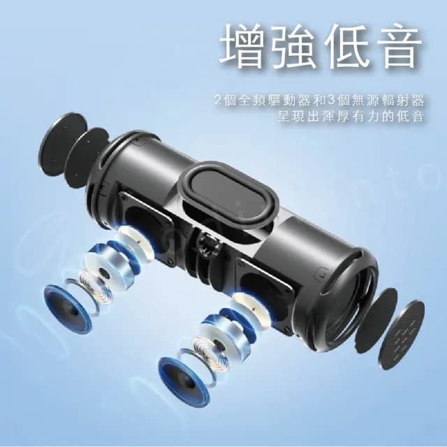 【Tronsmart】T7 Lite 彩虹燈光秀藍牙喇叭(超便攜 強勁低音)