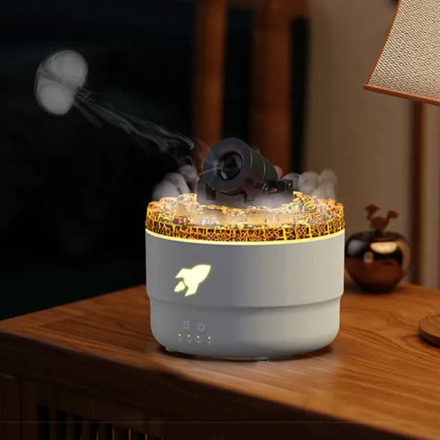【Redbox】仿真熔岩裂紋砲台香薰機(擴香器)