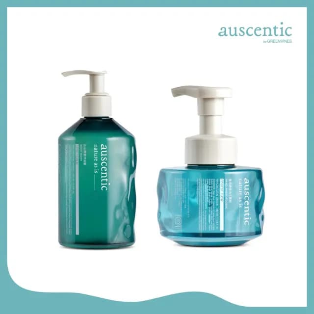 【auscentic 奧森青】微香沐浴洗手組_任選(山山/開窗沐浴蜜＋植海洗手慕絲/送禮推薦)