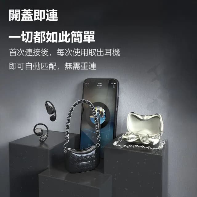 【Adyss疊品】掛耳式藍牙耳機(無線耳機 小香風 半入耳)