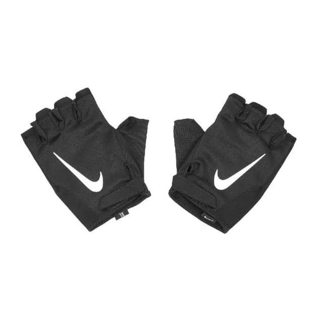 【NIKE 耐吉】男用黑色健身重訓舉重半指運動手套 防滑止汗透氣孔洞 腳踏車適用 生日禮物(N1012315091)