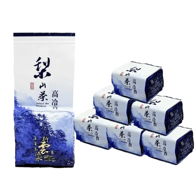 【茶曉得】梨山比賽級冷韻烏龍茶葉75gx8包(1斤 春茶)