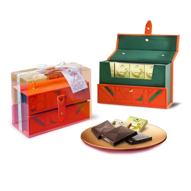 【Diva Life】綻放馨意 比利時巧克力片32入手提盒