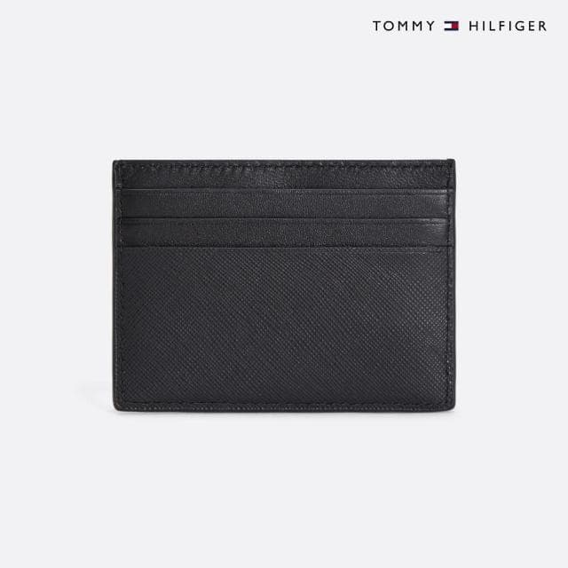 【Tommy Hilfiger】官方旗艦館 TH 商務票卡夾 _黑色