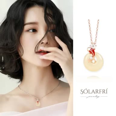 【SOLARFRi】新款設計項鍊｜時尚女士項鏈可調鍊圍大小 附品牌禮盒包裝(閨蜜女友老婆情人生日交換聖誕禮物)