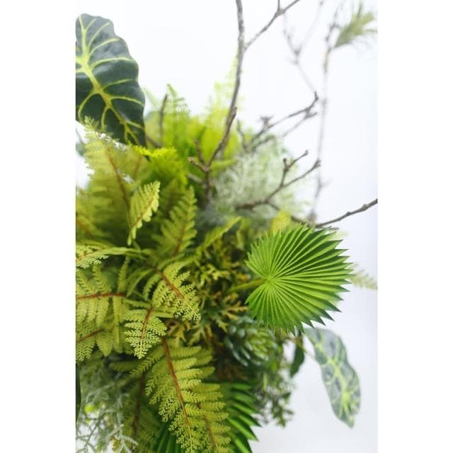 【HUGO DECO 榆果傢飾】高擬真觀葉植物裝置  免運專人配送限雙北市(開幕/擬真花/佈置/新居落成/送禮)