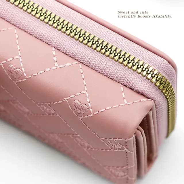 【質感素色】雙11 日系質感愛心造型零錢短夾(多卡槽 多卡位 女夾 女皮夾 女錢包 零錢包 鎖扣式)