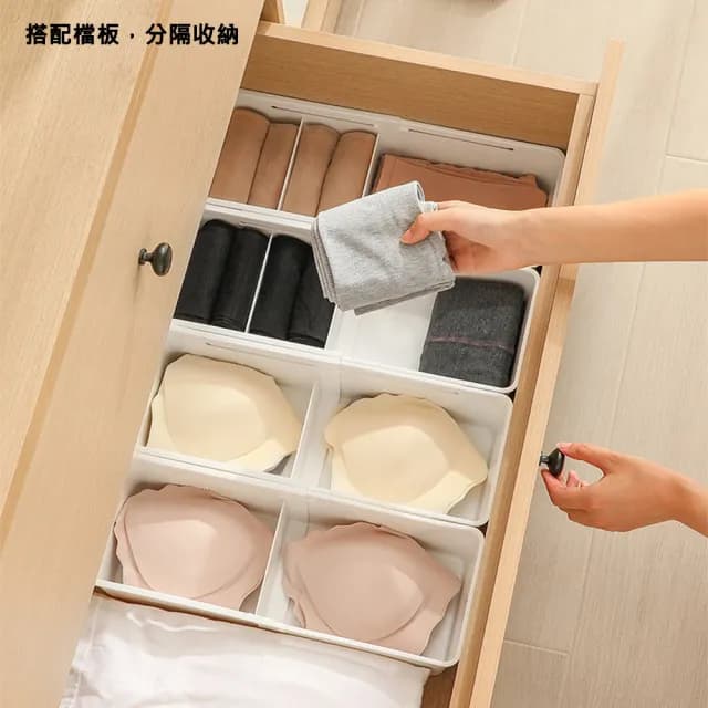 【AFAMIC 艾法 原廠正貨】2入組-廚房衣櫃抽屜分隔伸縮收納盒(餐具收納 文具收納 內衣褲收納 工具收納)