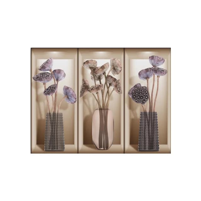 【北熊の天空】仿花朵植物盆栽牆貼 創意假櫥窗設計 植物牆 裝飾牆貼 裝飾 背景牆 創意牆貼(牆貼 壁貼)