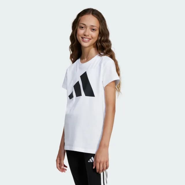【adidas 愛迪達】ESSENTIALS 短袖上衣 T恤 童裝 JC9627
