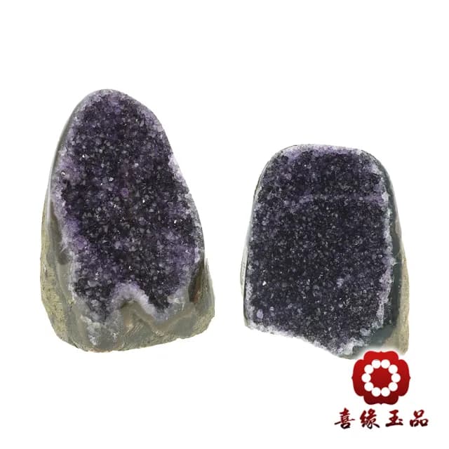 【喜緣玉品】88父親節禮物★烏拉圭紫晶鎮300g以上隨機出貨(淨化能量/招財納福)