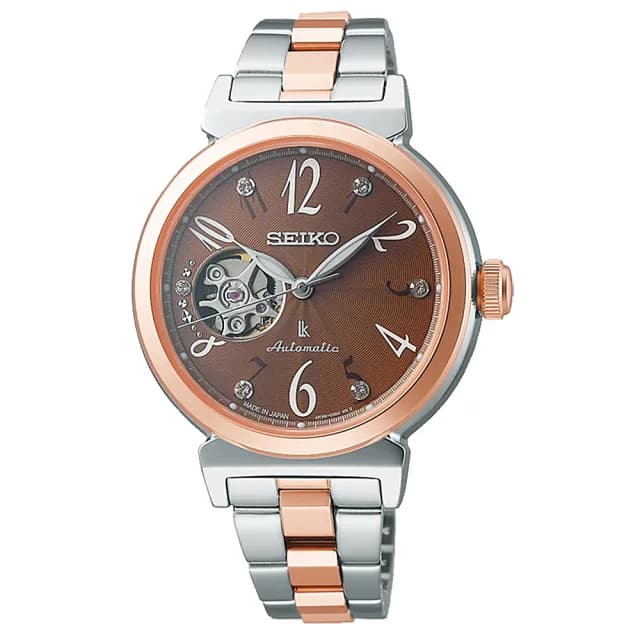 【SEIKO 精工】LUKIA 開芯鏤空機械錶 送禮推薦(4R38-02N0B /SSV062J)